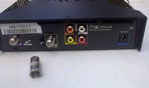 DStv single view rf connector